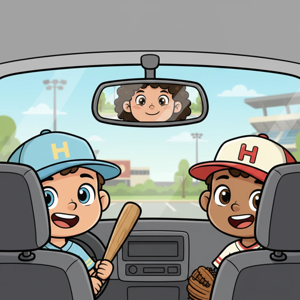 "Are you guys excited for the game?" Blake's mom asked, glancing at them in the rearview mirror, her smile warm and encouraging.