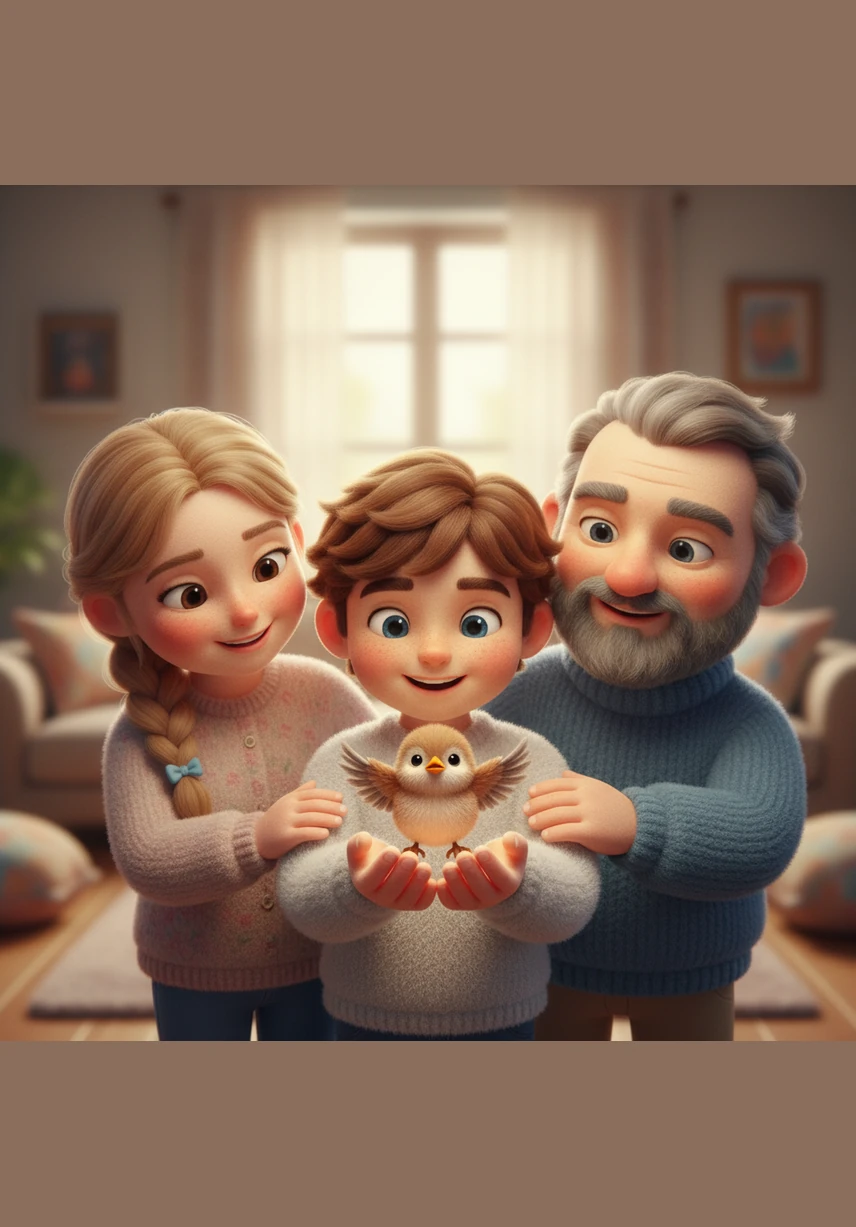 As the bird grew stronger and began to flutter its wings, Leo felt a burst of genuine pride that he had never known before. He realized that protecting something small and fragile made him feel much bigger than being mean ever did.