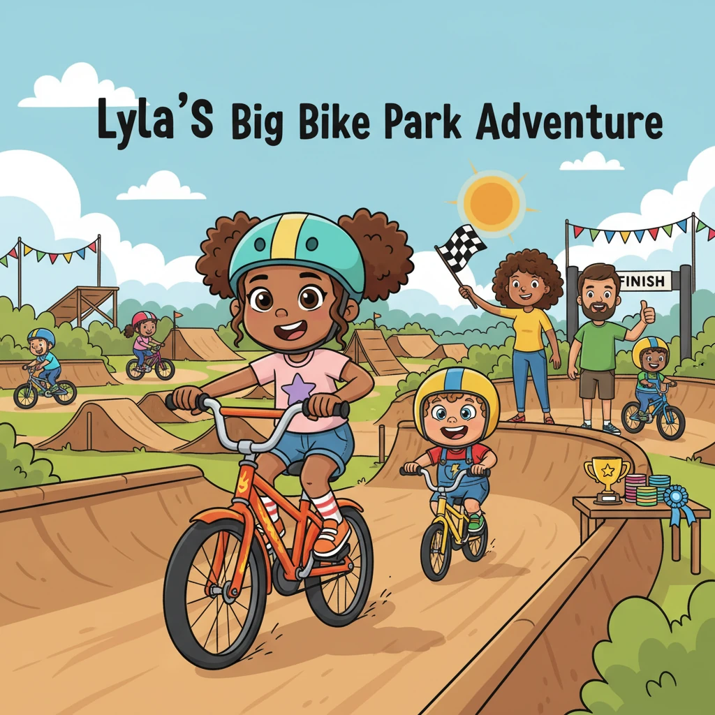 Lyla's Big Bike Park Adventure - family