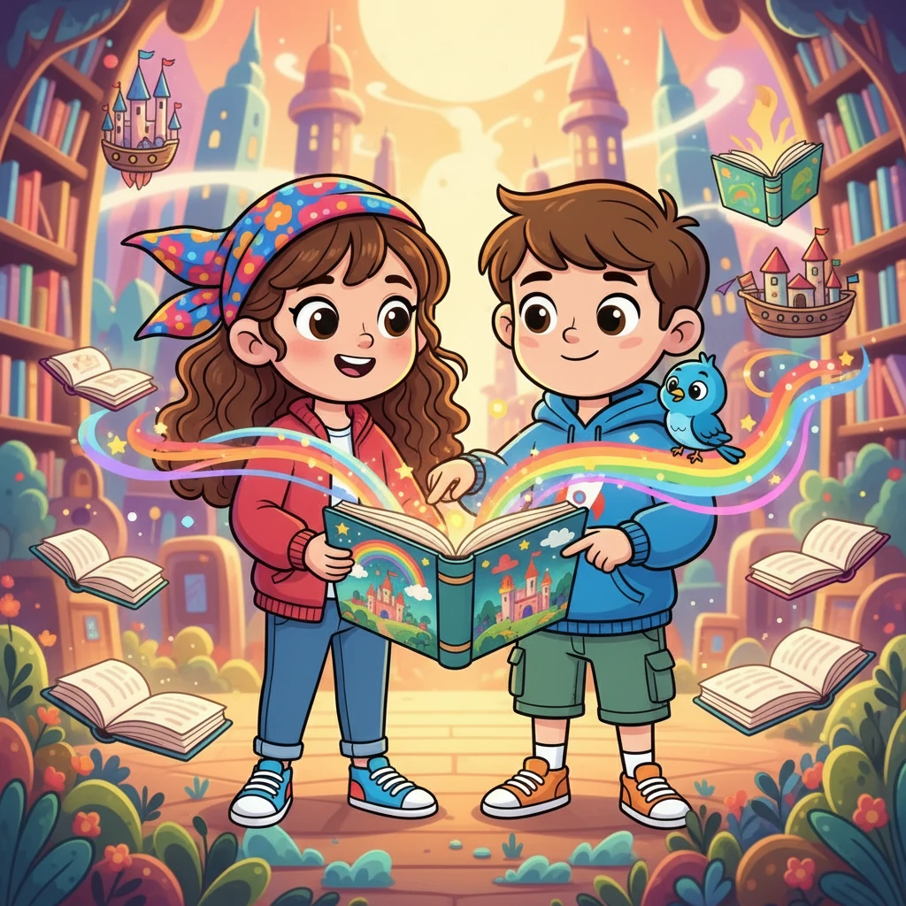 Lila, com a ajuda de Leo, se tornou uma leitora aventureira, curiosa e feliz. Ela percebeu que a leitura era uma forma de entender o mundo e se conectar com outras pessoas, e que as cores e as imagens tornavam tudo mais divertido.