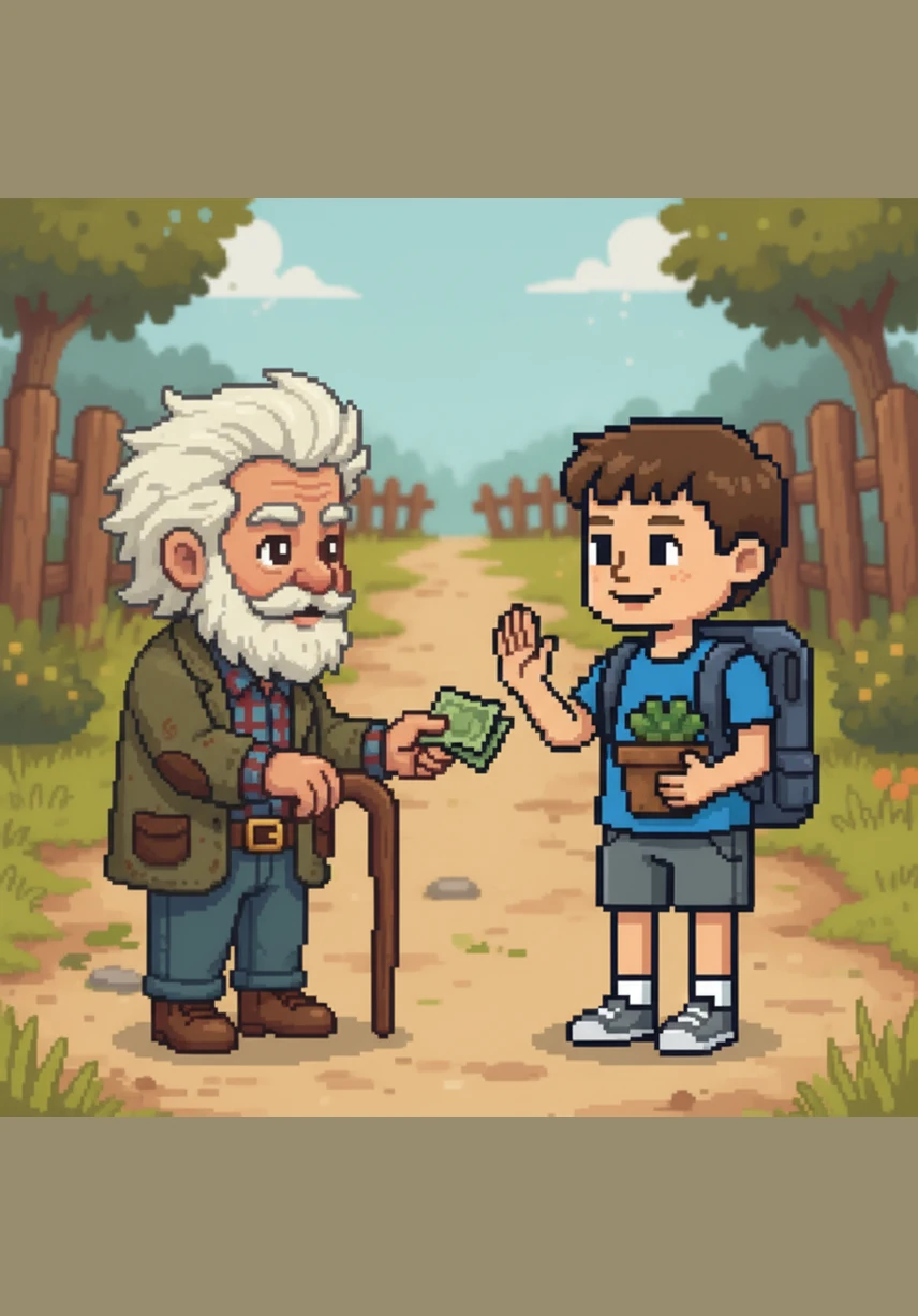 Mr. Marshall explained that the money was his monthly pension intended for his heart medicine and thanked Canute for his incredible kindness. He tried to press a few bills into Canute’s hand as a reward, but Canute politely declined, feeling a warmth in his chest that money could never buy.