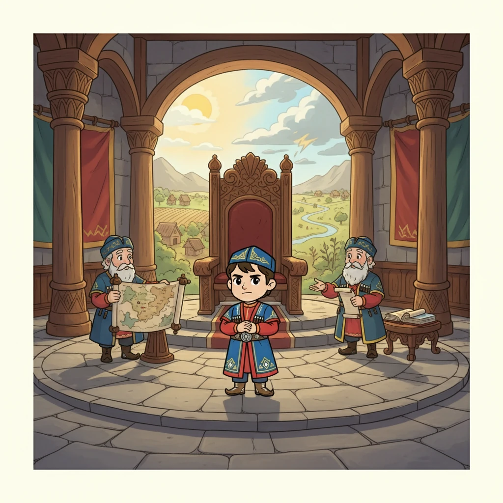 Айлана-чөйрөдөгү жагдайлар, хандын чечимдери жана кеңешчилери, Шераалынын башкаруусунда кандай өзгөрүүлөр болорун көрсөтүп турду. Ал бардыгын терең талдап, чечим чыгарууга даяр болду.