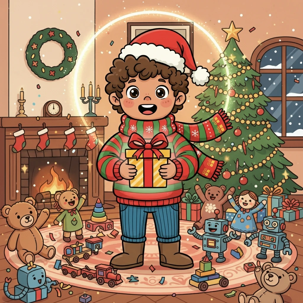 Each toy, filled with newfound understanding, offered to go home with Harry. The toys realized that bringing joy wasn't about being the 'best,' but about sharing love and happiness. Harry smiled, feeling the warmth of Christmas in his heart, and all the toys shouted together, "Merry Christmas, everyone!"