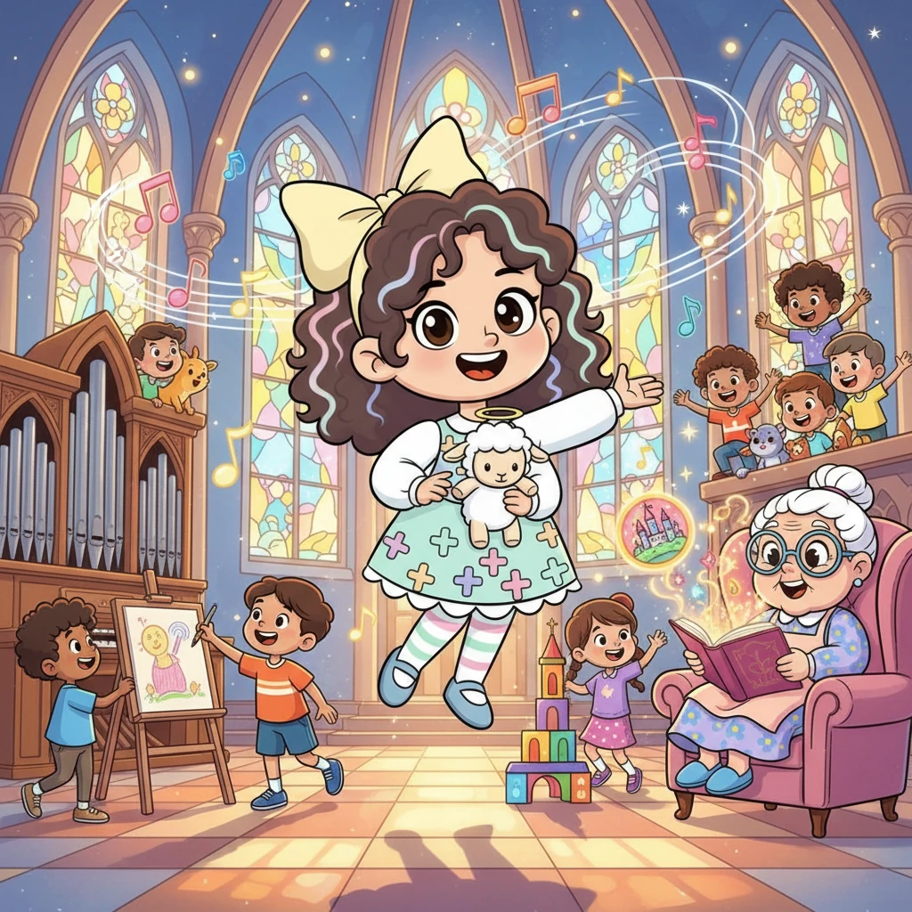 A Aventura de Lia na Igreja
