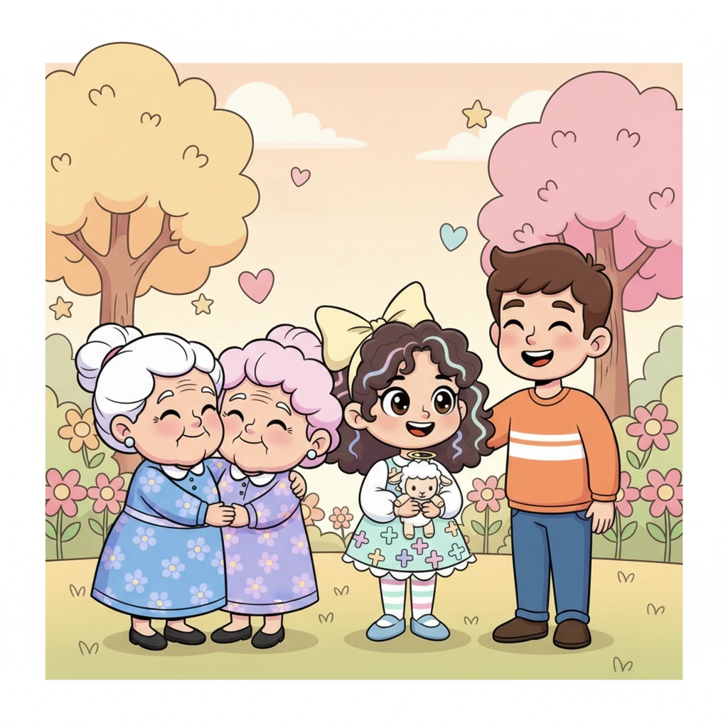 Lia olhou ao redor e viu todos sorrindo, compartilhando abraços e conversas gentis. Ela sentiu uma sensação maravilhosa de pertencimento, como se todos ali fossem uma grande família. Era um lugar onde o amor e a amizade flutuavam no ar.