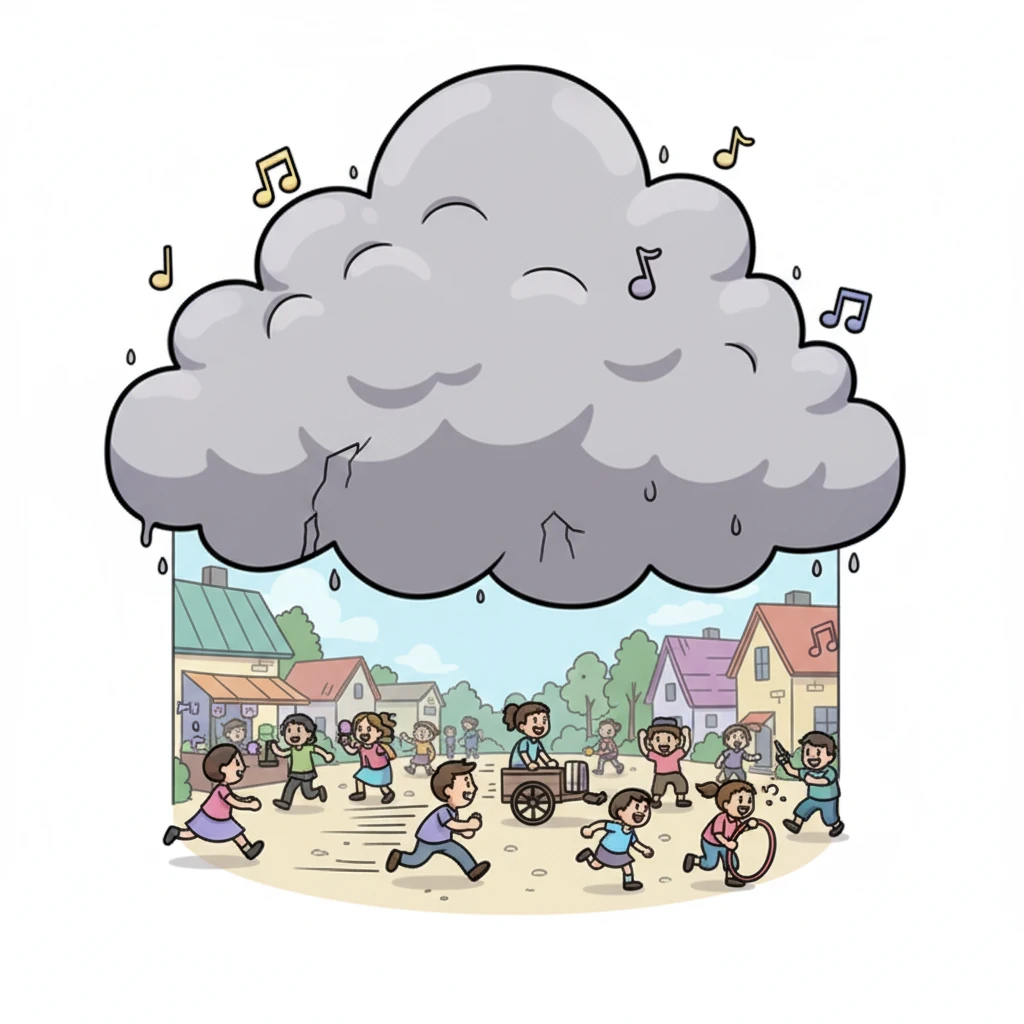 Ngunit ang karamihan sa mga tao ay hindi pinansin ang kuwento ng matanda. Patuloy pa rin ang kanilang buhay, mas mabilis at mas maingay. Ang ulap sa kalangitan, na ngayon ay bahagyang kulay abo, ay lumaki at bumigat nang hindi nila napapansin.