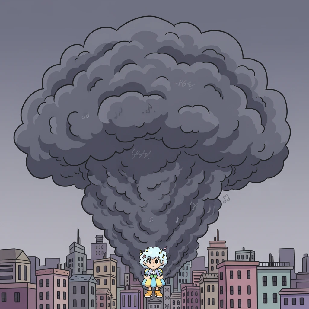 Sa mga sumunod na araw, lalong dumami ang ingay sa lungsod. Ang ulap ay naging mas malaki at mas madilim, halos kasing-kulay na ng malalim na abo, tila nahihirapan na dalhin ang lahat ng ingay at damdaming kinain nito. Ito ay nakalutang sa ibabaw ng mga gusali, isang tahimik na babala.