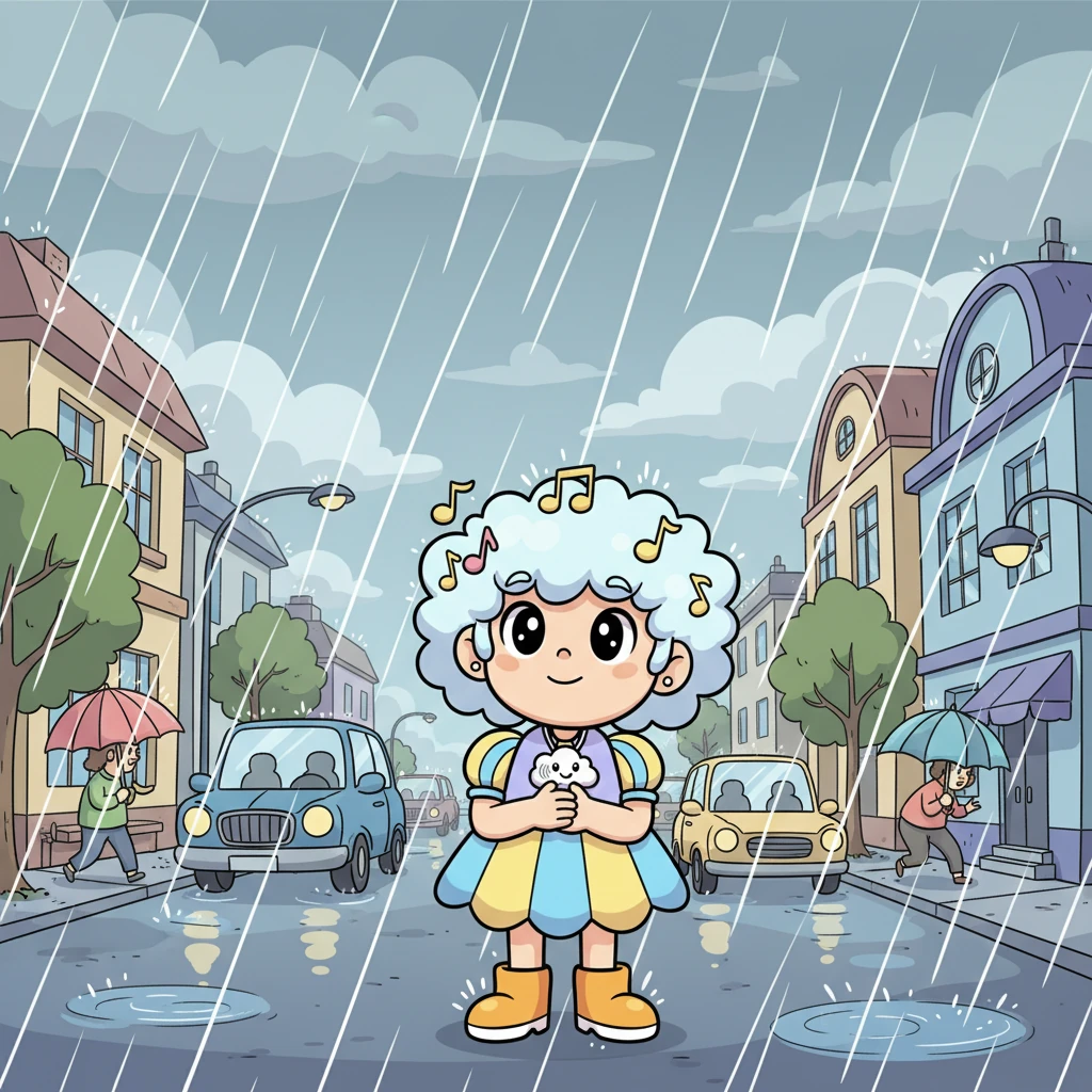 Nagulat ang mga tao sa lakas ng unos. Ang mga kalsada ay nabasa ng ulan, at ang mga sasakyan ay napilitang huminto. Sa kauna-unahang pagkakataon sa mahabang panahon, tumahimik ang lungsod; tanging ang tunog lamang ng ulan at hangin ang maririnig. Nakaramdam si Lira ng kakaibang kapayapaan habang pinapanood ang bagyo.