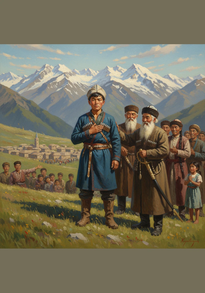 Асылбек айылына жаңы акылмандык жана сыймык менен кайтып келет. Эми ал өз элинин мурасын көкүрөгүндө сактаган жана аны келечек муунга өткөрүп берген чыныгы жоопкерчиликтүү инсанга айланды.