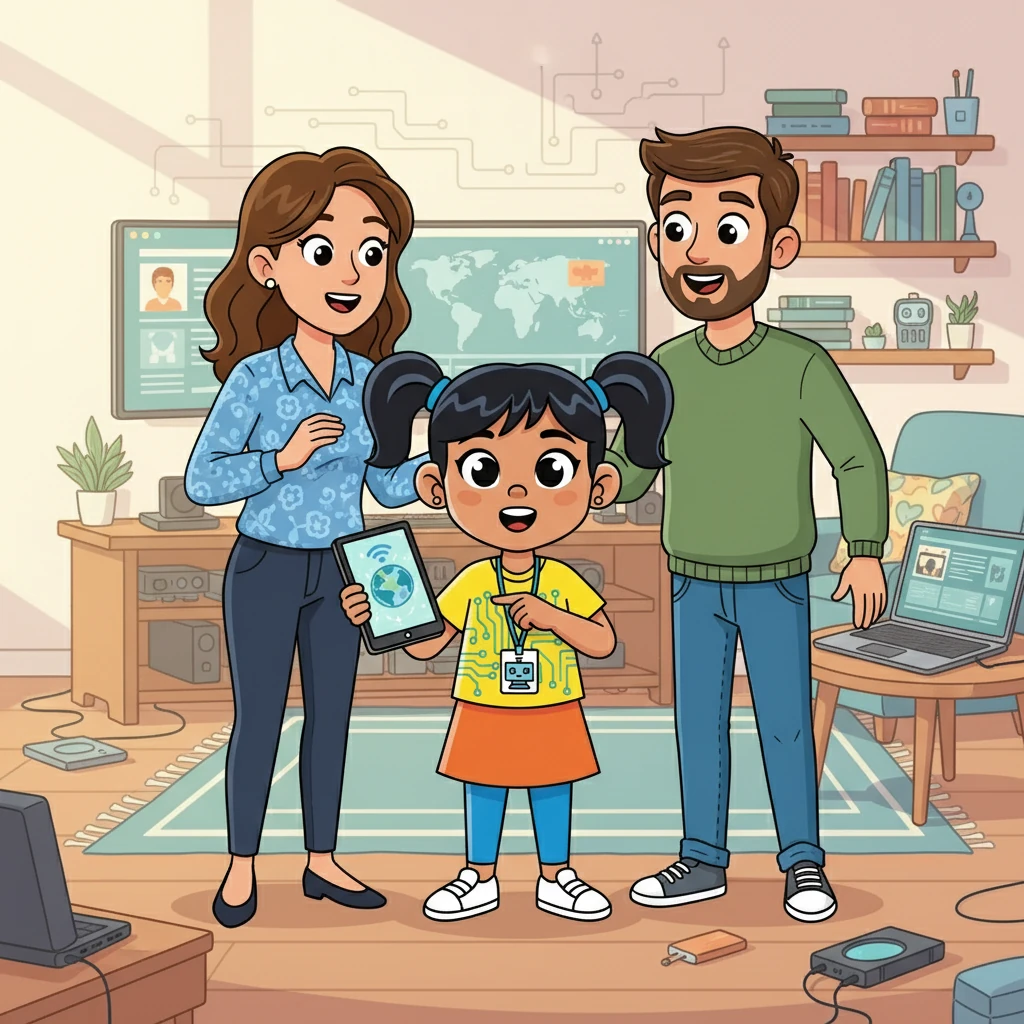 Maya's parents, initially hesitant, were amazed by her newfound passion and skills. They realized the importance of digital literacy for her future. They started to see how technology could open doors for Maya, and they became her biggest supporters.