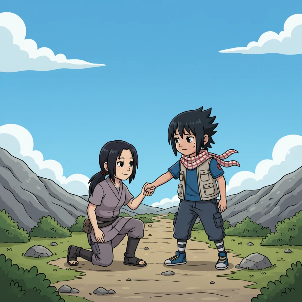 Through their shared ordeal, they begin to truly see the world from each other's perspective. Sasuke gains a newfound appreciation for Yugao's meticulous planning and subtle strength, while Yugao understands the immense pressure and burden of Sasuke's intense ambition. A silent, mutual respect and understanding deepens between them.