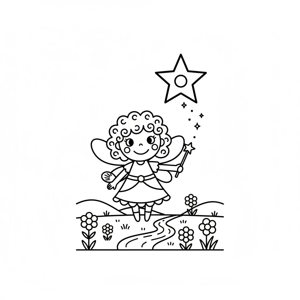 fairy coloring pages