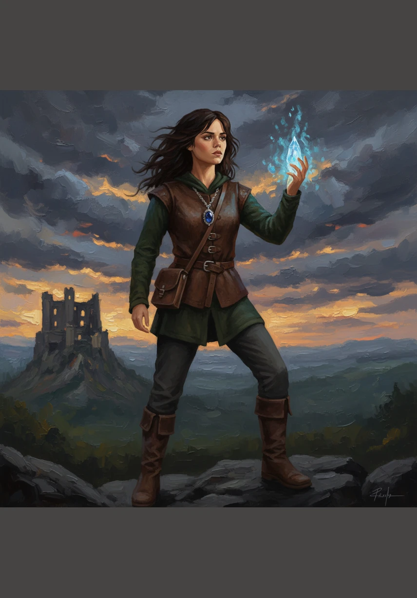 Elena looks out from the high balcony, seeing the ocean waves part to reveal a shimmering trail of bioluminescent light stretching across the water. The distance she had been staring at for so long finally offers an answer, beckoning her to step beyond the familiar world.