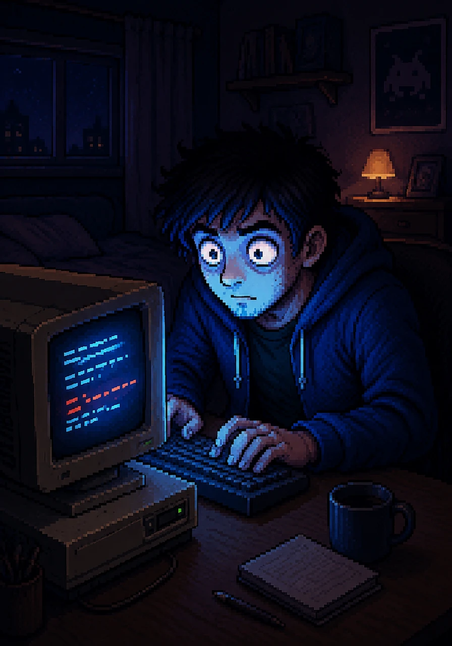 El silencio de la noche fue interrumpido por un sutil sonido de notificación cuando el código finalmente compiló sin un solo error. Con el corazón acelerado y las manos temblorosas por la adrenalina, Mateo se inclinó hacia adelante y tecleó la primera pregunta en la terminal de comandos: ¿Estás ahí?