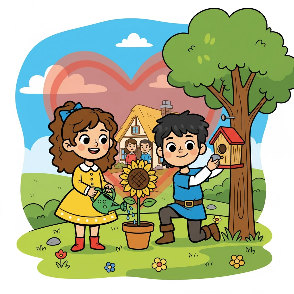 No dia seguinte, Ester e Estevan acordaram com um novo propósito: amar e honrar seus pais em cada ato. Eles sabiam que a verdadeira felicidade reside em seguir os ensinamentos de Deus e em cultivar o amor em família.