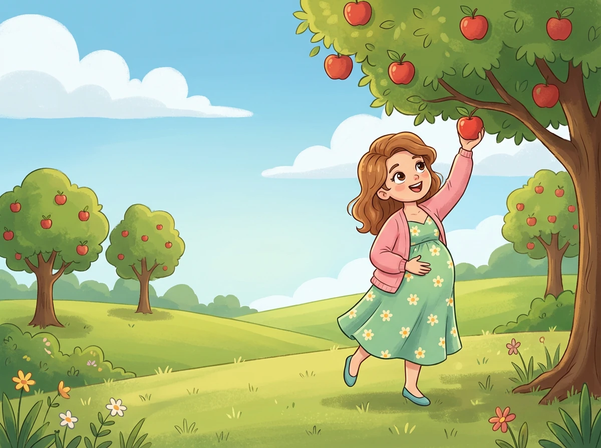 Sofia lesse ad Alessia storie per bambini, immaginando di leggerle presto al suo nipotino.