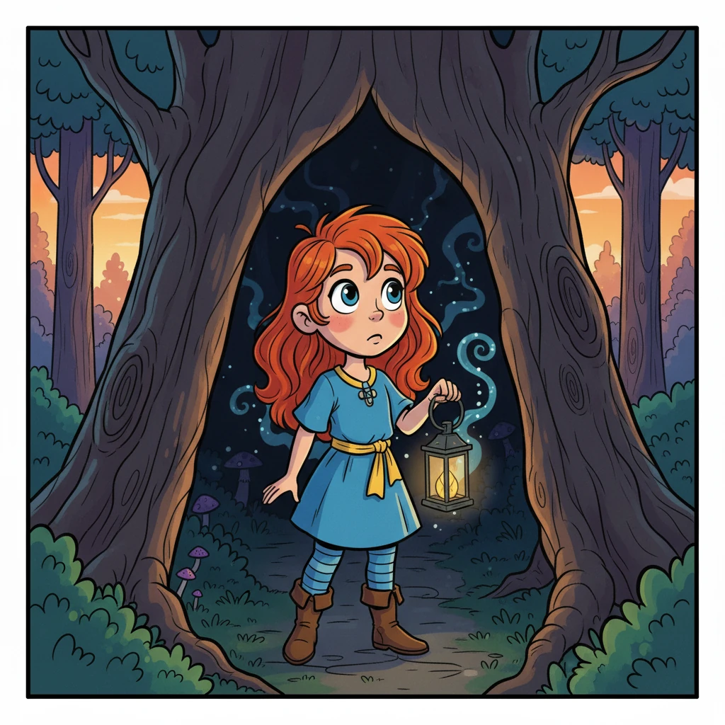 Ao entrar, Aurora sentiu um arrepio na espinha, mas sua curiosidade era maior que o medo.