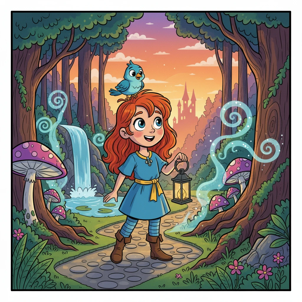 Juntos, eles continuaram a jornada pela floresta, enfrentando desafios e descobrindo maravilhas.