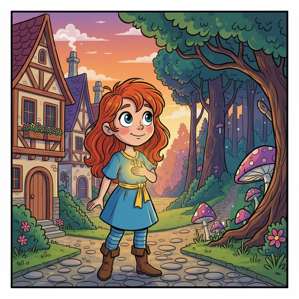 Aurora, enfrentando seus próprios medos, aprendeu a ser corajosa e a confiar em si mesma.