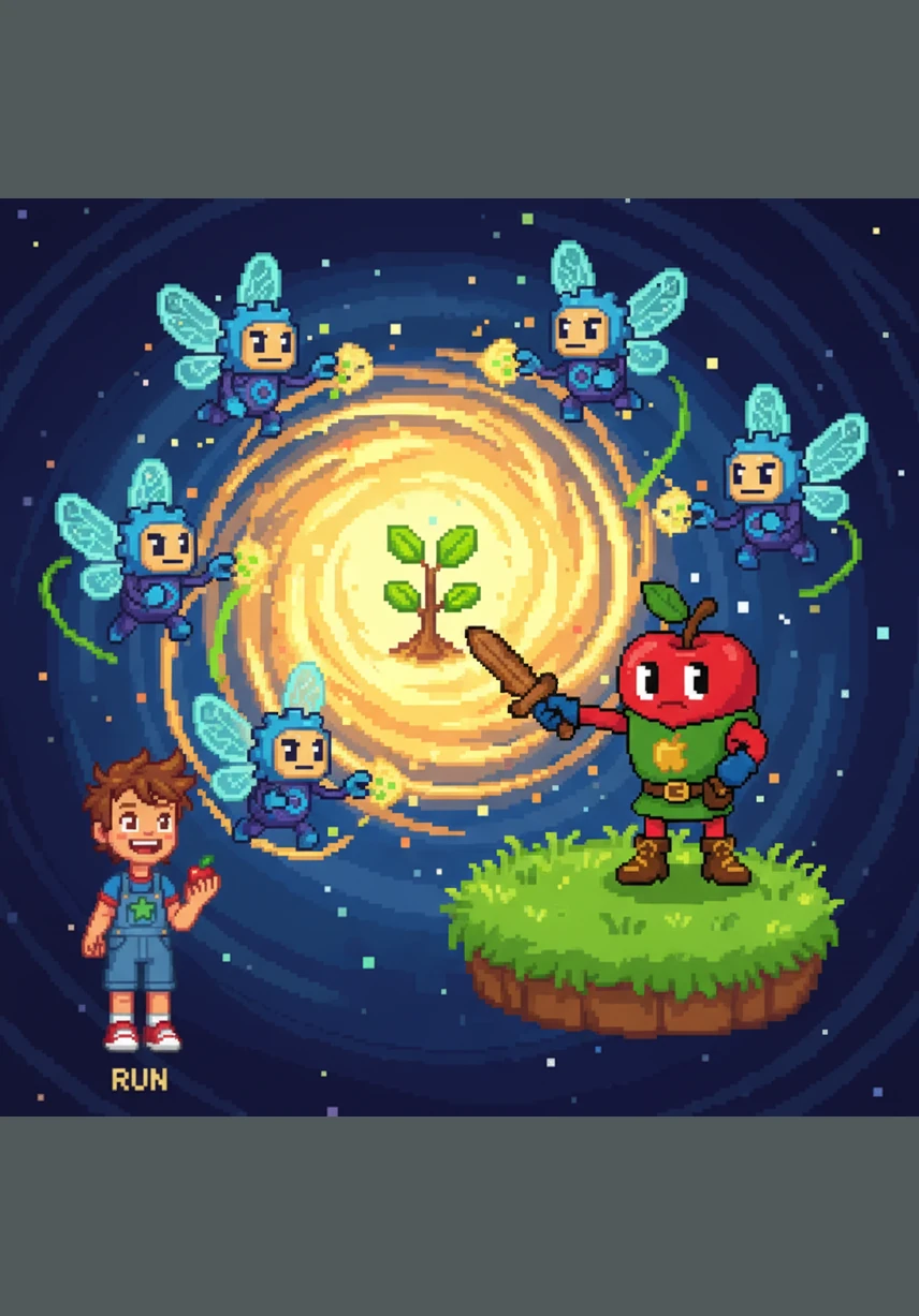 Albie’s energy finally reaches the muscles and the brain, lighting them up with a vibrant, sparkling glow. A child feels a sudden burst of strength and happiness, ready to jump, run, and explore the world.
