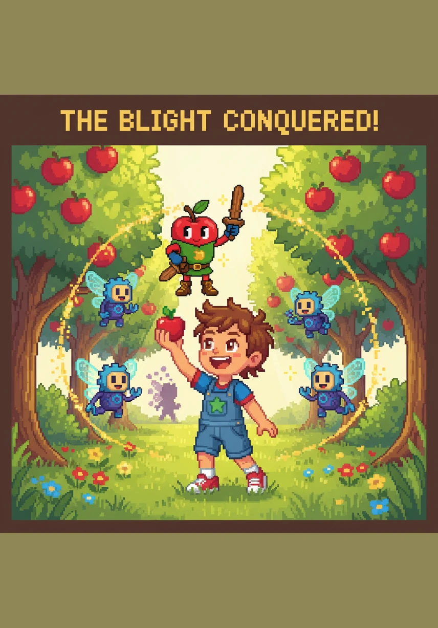 The mission is a success as the child plays happily in a sunny park, full of life and vigor. Albie has completed his transformation from a simple fruit into the power that fuels a beautiful and healthy day.
