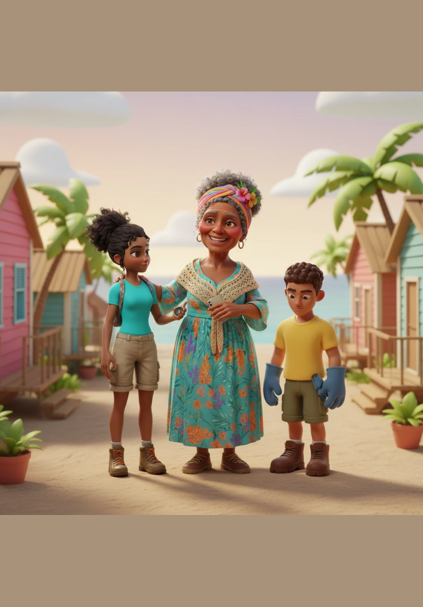 Ana contempla con tristeza el río que atraviesa su pequeño pueblo en la República Dominicana. El agua, que antes era cristalina, ahora luce oscura y llena de desechos, alejando a los visitantes de sus hermosas playas.