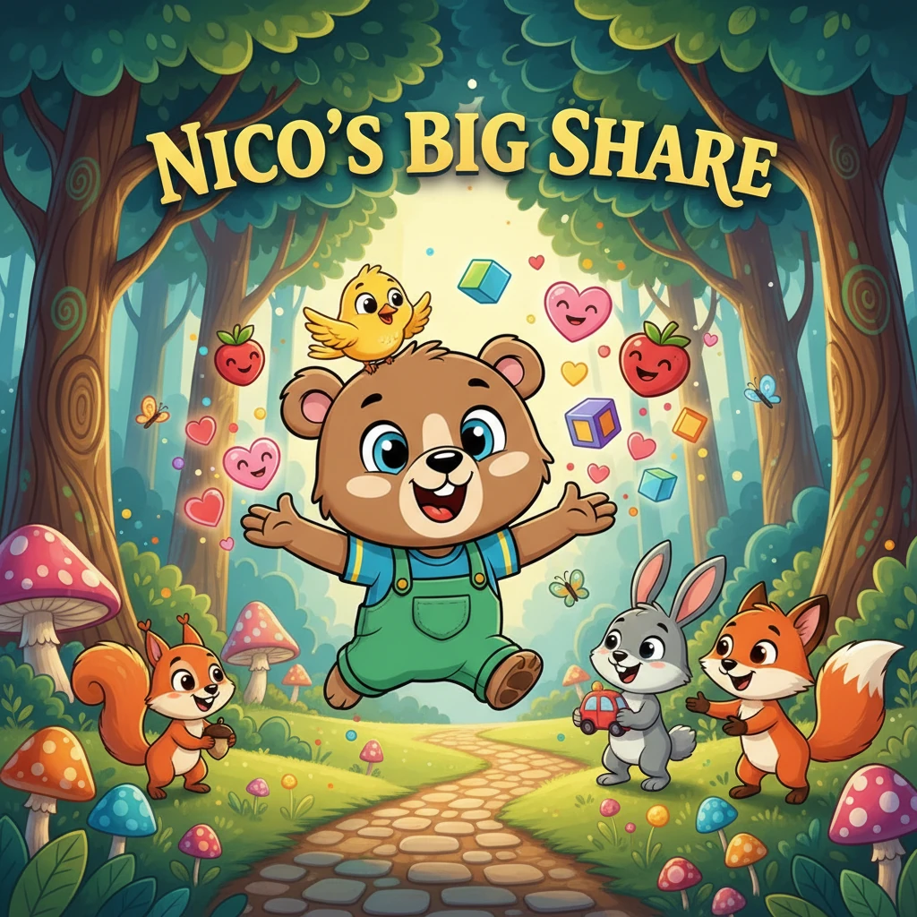 Nico's Big Share - Educational stories