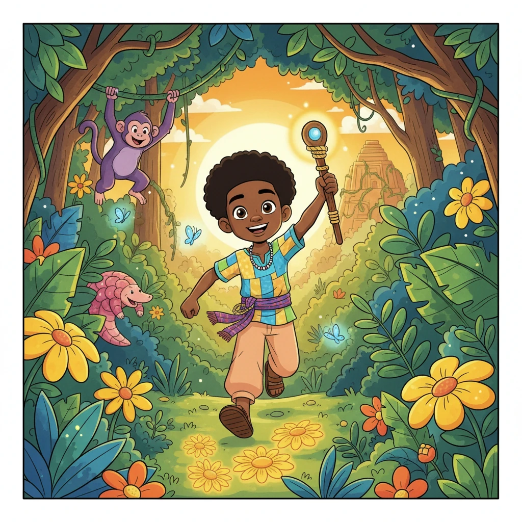 Chike's Sunpetal Quest - Adventure stories