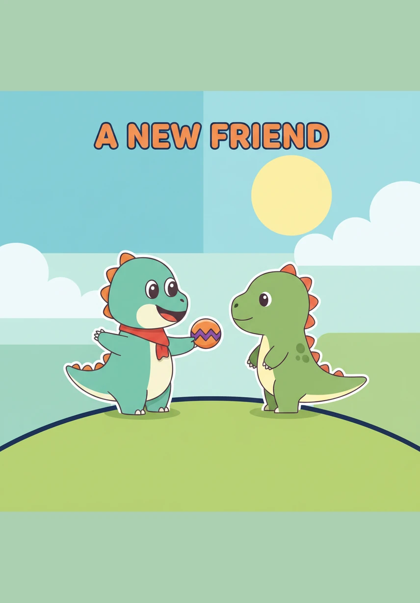 Dash reaches for his AAC device and presses a clear button. The device speaks for him, saying 'Play with me,' as he looks at his friends with bright, hopeful eyes.