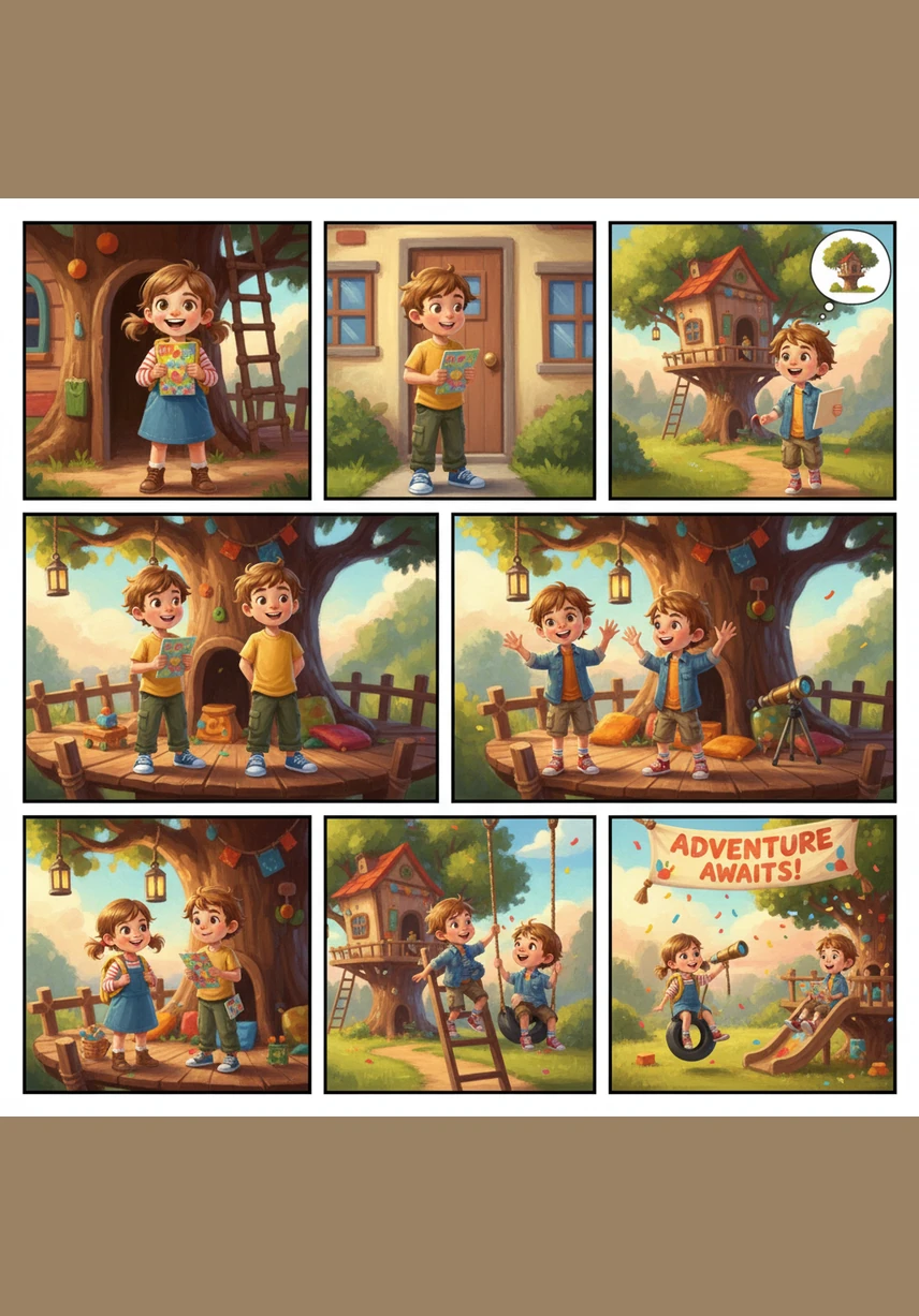 As the stars began to twinkle above, the friends huddled inside with flashlights and delicious snacks. They shared stories and laughter, realizing that their friendship was the strongest foundation of all.