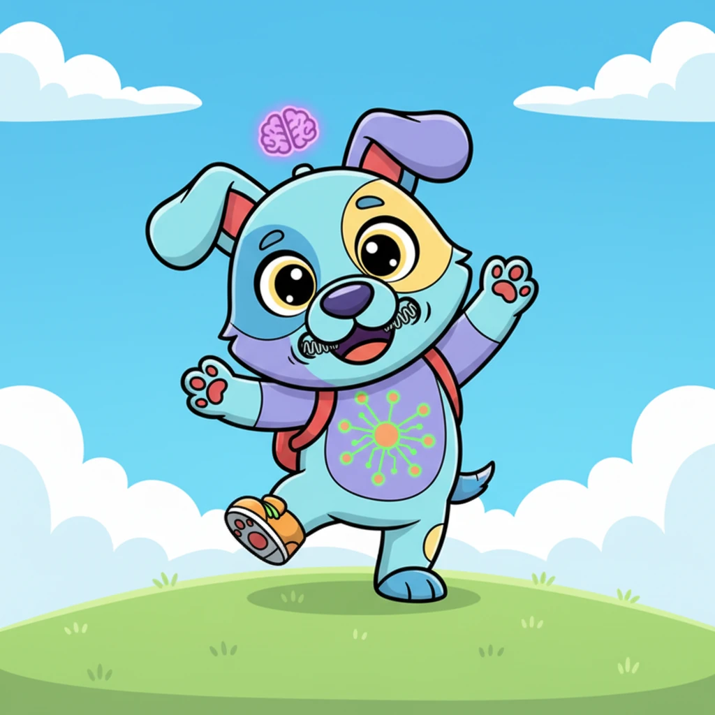 Wiffle discovered the joy of wiggling! He learned that by shifting his weight just so, he could prevent a fall, or even turn a tumble into a graceful roll. He practiced his wiggles, swaying left and right with exaggerated enthusiasm, turning his wobbly nature into a playful dance of balance.