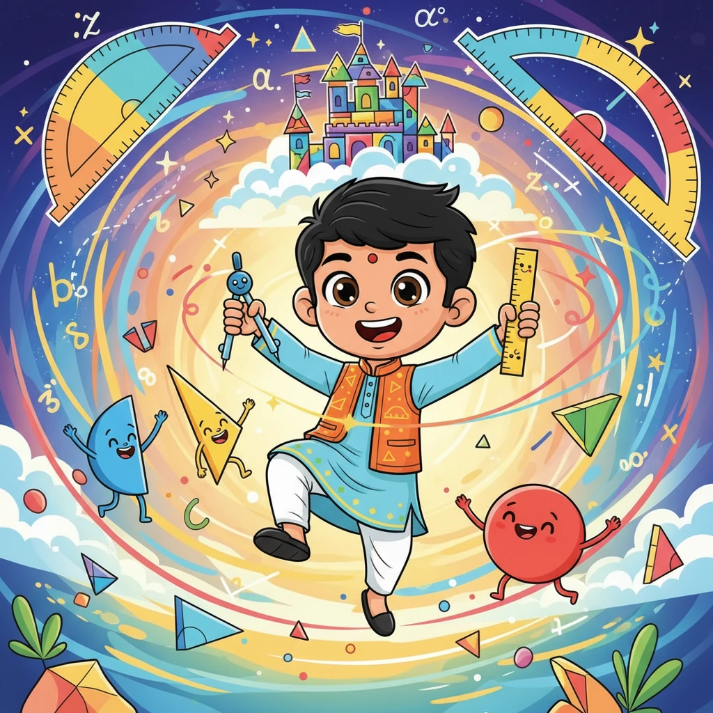 रवि की कोणों की दुनिया - educational