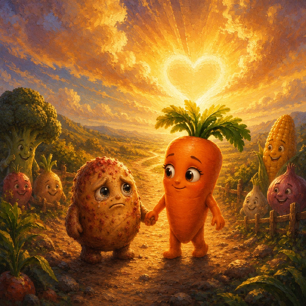The Little Potato's Golden Heart - growth