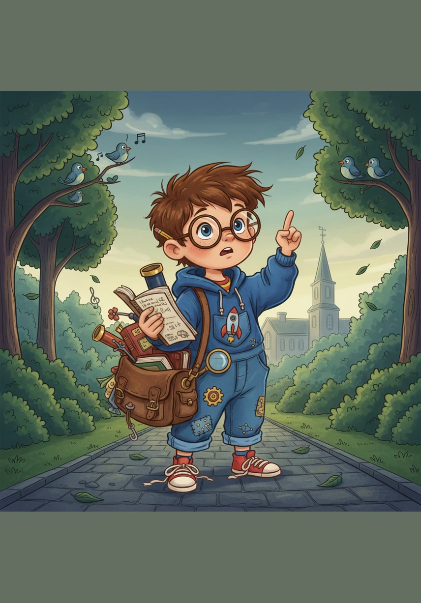 On the walk to school, the birds stop singing and the air grows unexpectedly cool for a mid-morning trek. Alex keeps a watchful eye on the changing light, wondering what could possibly be large enough to hide the mighty sun.