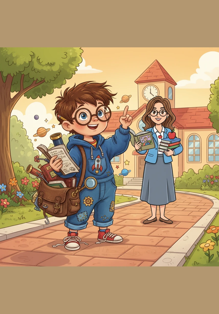 As school lets out, the shadow has passed, and the world returns to its vibrant, sunny self. Alex walks home with a new sense of confidence, no longer afraid of the shadows but fascinated by the mechanics of the universe.