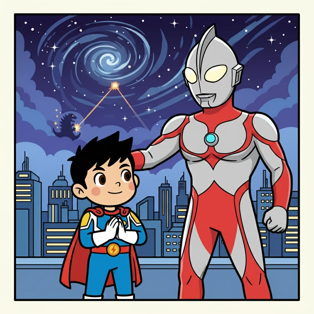 ダイチは、ウルトラマンと共に、怪獣との戦いを続けることを決意する。彼は、ウルトラマンから、正義と勇気を学び、未来のために戦うことを誓う。二人の絆は、固く結ばれた。