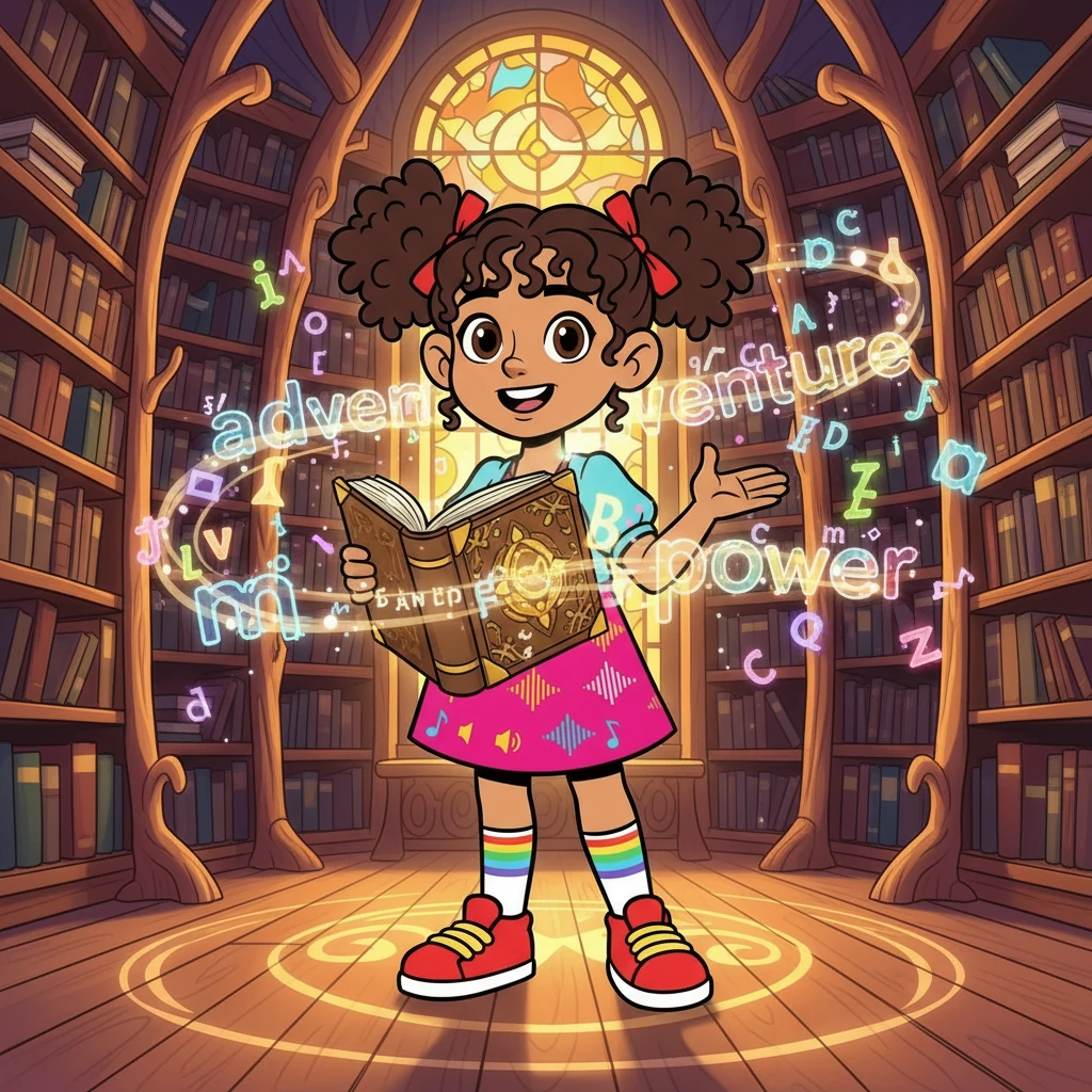 Finalmente, Sofía regresó al libro mágico, ahora con todas las palabras completas. El misterio de las palabras perdidas se había resuelto. Sofía, feliz y orgullosa, entendió el poder de la fonética y la magia de las palabras.