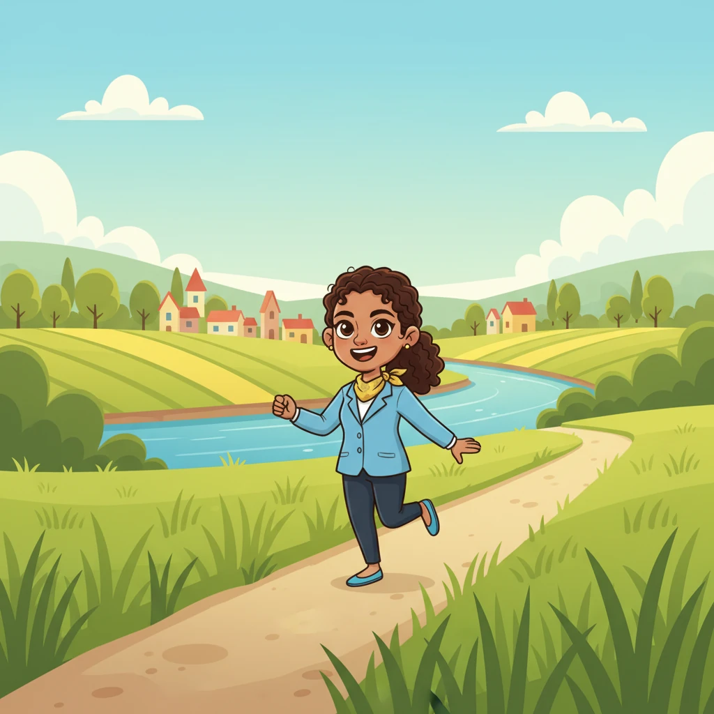 Nestled beside a gentle river, the village of Green Valley was a place of quiet joy. Children laughed playing hopscotch, farmers tended their fields, and birds sang sweet melodies from the tall trees. Life was simple and peaceful, filled with the soft sounds of nature.