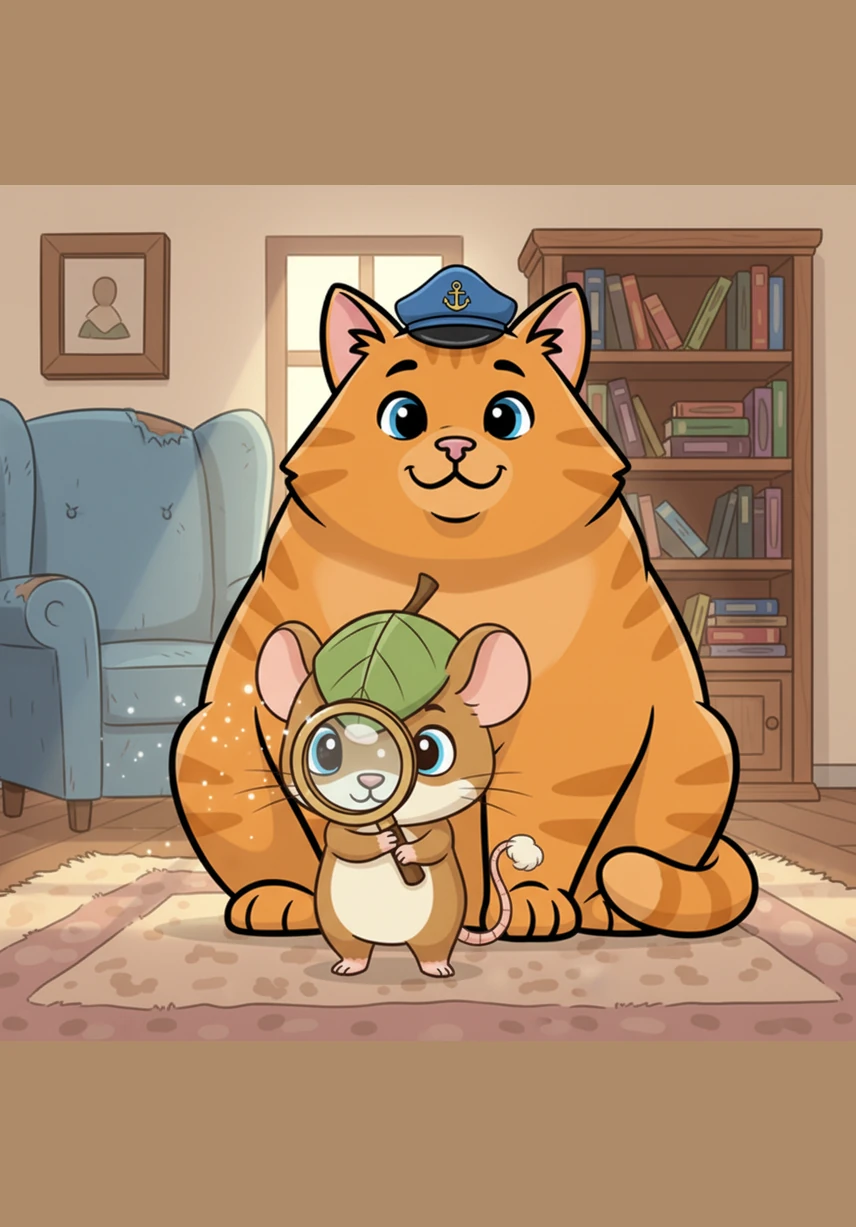 Behind a dusty wooden floorboard, Pip the mouse peeked out with his bright black eyes and twitching whiskers. He was waiting for the perfect moment to dash across the floor and grab a crumb of delicious cheddar cheese left on the counter.