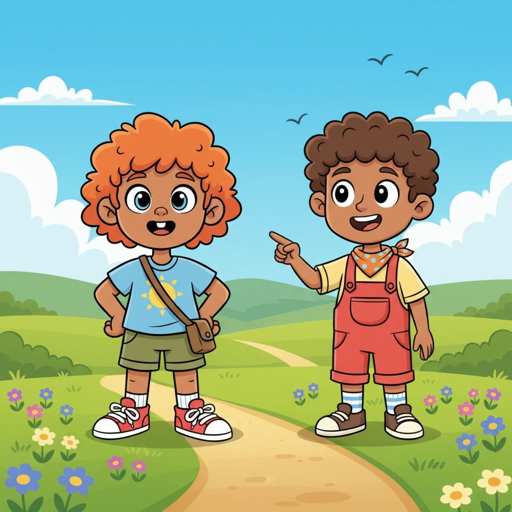 Walking through the peaceful rolling hills and green pastures, Tee and Narry felt a profound sense of freedom and joy. They were two young people embarking on a new chapter, eager for what the future held. The beautiful countryside became the perfect backdrop for their blossoming friendship.