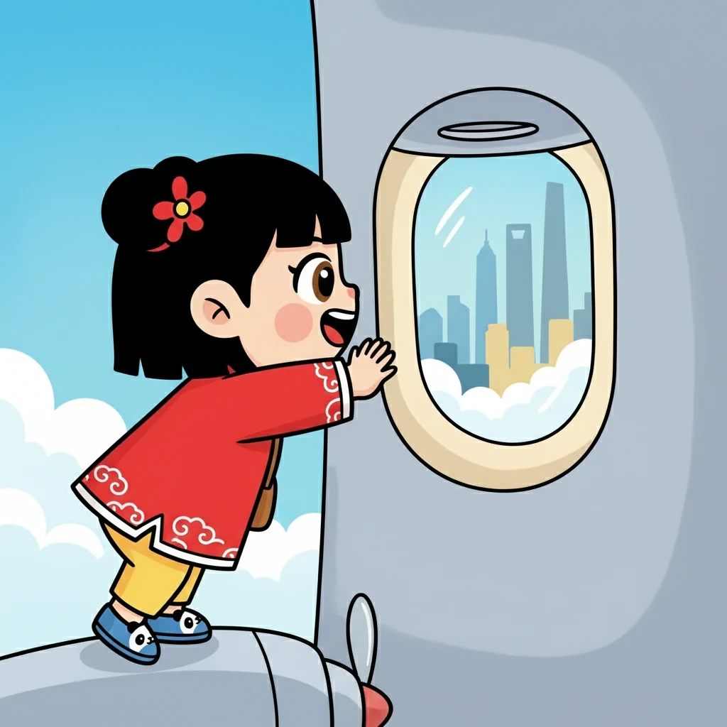 丽莎 (Lìshā) 从俄罗斯飞到上海。 她兴奋地看着窗外,高楼大厦在云层中若隐若现。 飞机降落后,丽莎 (Lìshā) 迫不及待地开始了她在上海的新生活。