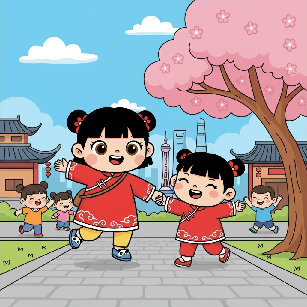 丽莎 (Lìshā) 在上海的时光过得很快。 她学习了中文,结交了朋友,体验了不同的文化。 她的心里充满了感激。