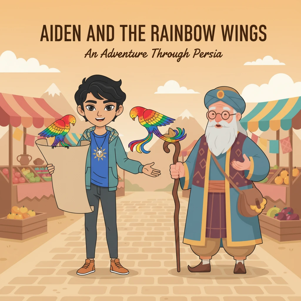 Aiden and the Magic Carpet’s Secret - Adventure stories