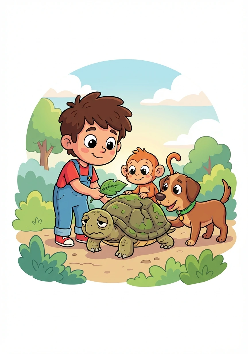 د لټون په جریان کې، دوی یو ډیر بوډا کيشتی ولید چې په لاره کې پروت و. کيشتی ډیر ورو روان و او ستړی ښکاریده. سامیر، ዝ سپي او بندر پریکړه وکړه چې د کيشتی سره مرسته وکړي.