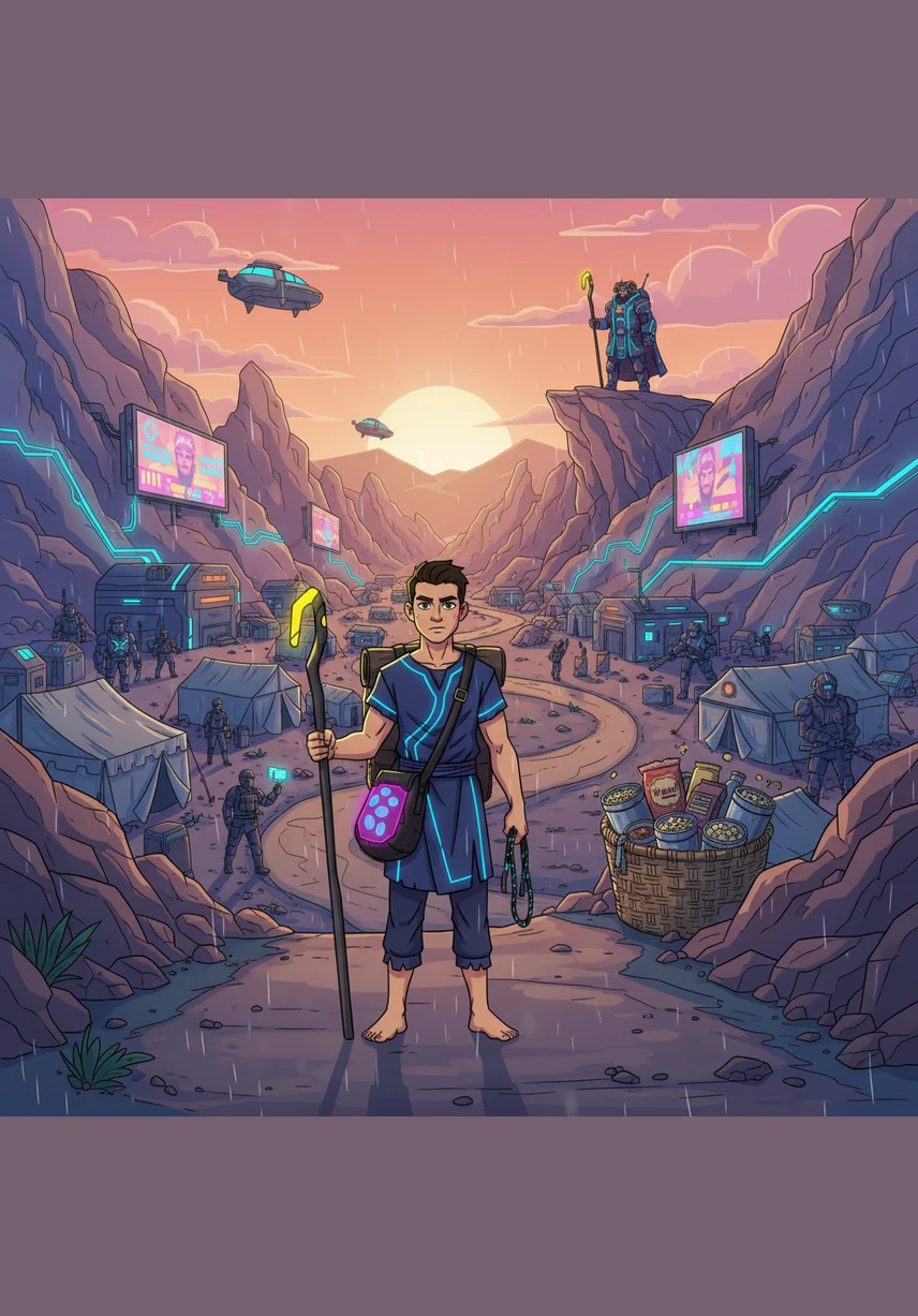 Suatu hari, ayah Daud memintanya mengantarkan makanan untuk kakak-kakaknya yang sedang berada di medan perang. Daud berangkat dengan semangat, membawa roti dan gandum menuju perkemahan tentara Israel di Lembah Elah.