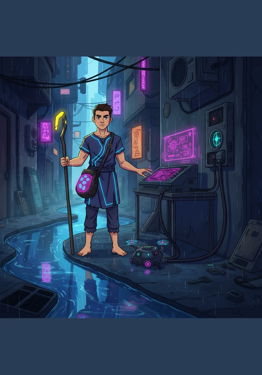 Daud berjalan menuju sungai kecil dan memilih lima batu yang paling halus untuk menjadi senjatanya. Ia memasukkan batu-batu itu ke dalam kantong gembalanya, lalu memegang tongkat dan umban kesayangannya dengan erat.