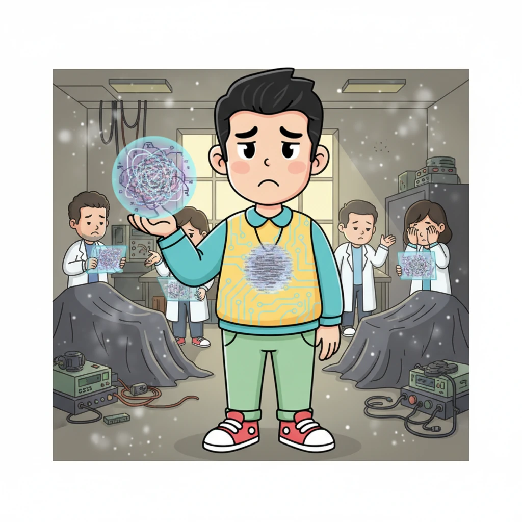 可是，感知器很快遇到了难题。当小智想让它区分更复杂的图案时，它就变得手足无措了。小智有些沮丧，许多科学家也遇到了同样的困境，大家暂时搁置了这个想法，智慧机器的梦想似乎蒙上了一层灰尘。