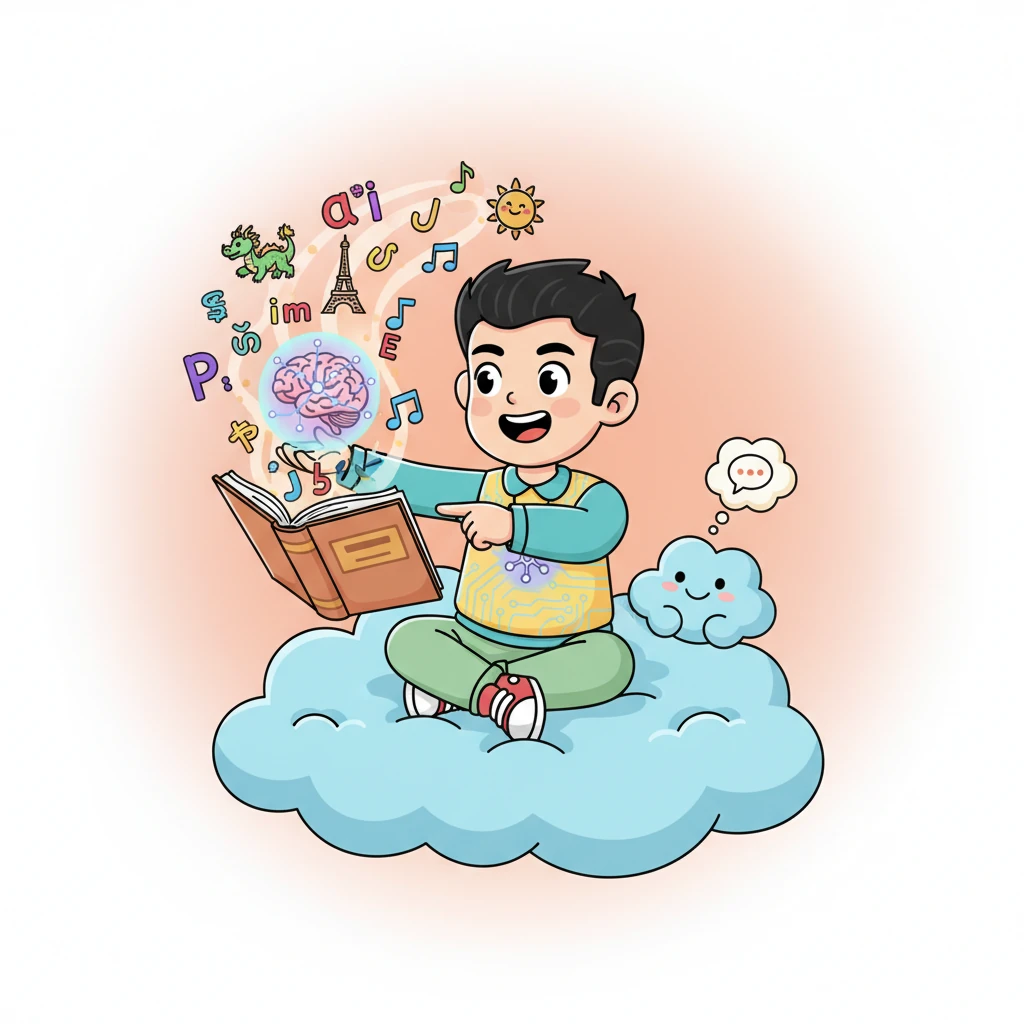 不仅是图片，小智的神经网络还能“听懂”和“说出”人类的语言。它学会了翻译不同的文字，帮助不同国家的人们交流。它甚至能写出小故事，给小智带来了很多乐趣。