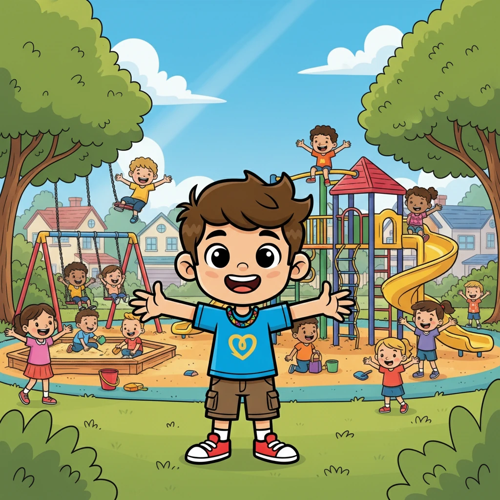 La primera decisión de Mateo fue construir un parque para los niños del barrio, un lugar seguro y divertido donde pudieran jugar y crecer juntos. Las risas resonaban por todas partes mientras los niños se balanceaban y correteaban.