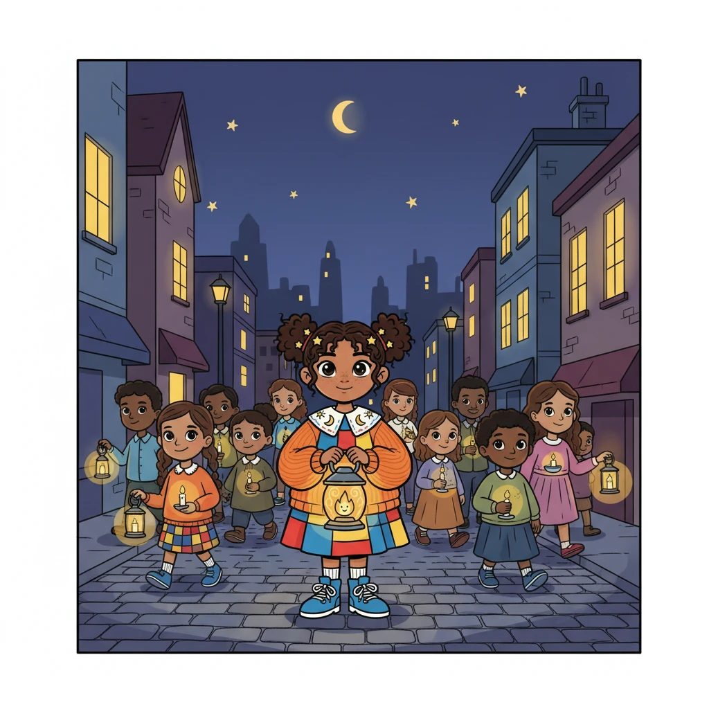 Others joined, each carrying their own small lights. Slowly, the city began to brighten, piece by piece, as hope spread through the streets.